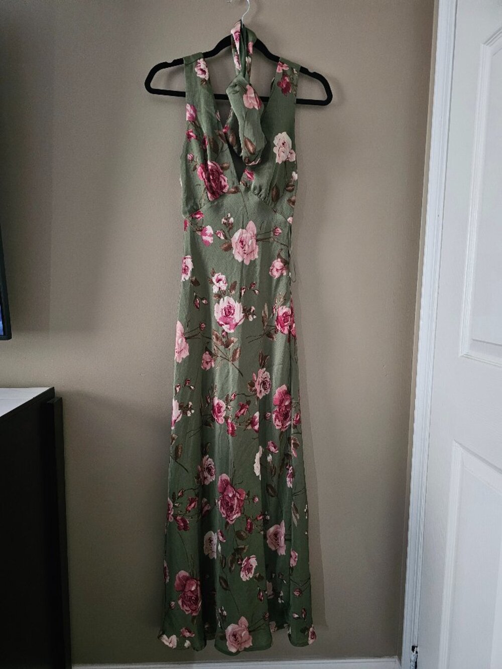 Green Floral Dress